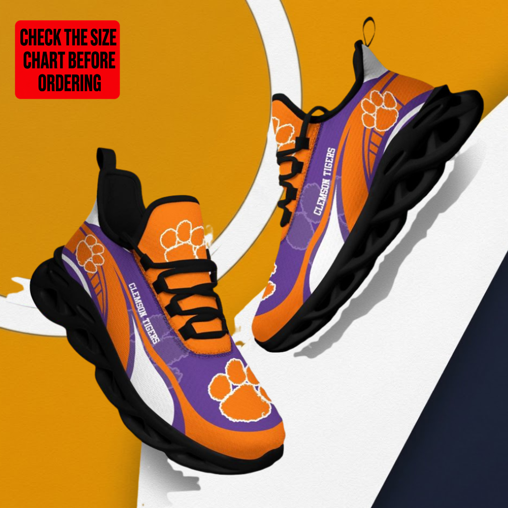 [FAN FAVORITE] NEW CUSTOMIZED NCAA FBS07 CST CLEMSON TIGERS CLUNKY SNEAKERS