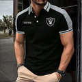 [SPECIAL OFFER] NEW CUSTOMIZED NFL07 LVR LAS VEGAS RAIDERS POLO SHIRT