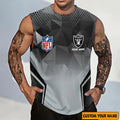 [SPECIAL OFFER] NEW CUSTOMIZED NFL07 LVR LAS VEGAS RAIDERS MEN'S GYM SHIRT