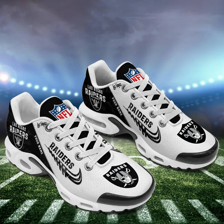 [SPECIAL OFFER] NEW CUSTOMIZED NFL07 LVR LAS VEGAS RAIDERS AIR MAX PLUS SNEAKERS