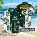 [SPECIAL OFFER] NEW CUSTOMIZED NFL08 GBP GREEN BAY PACKERS UNISEX HAWAIIAN SHIRT & SHORTS SET