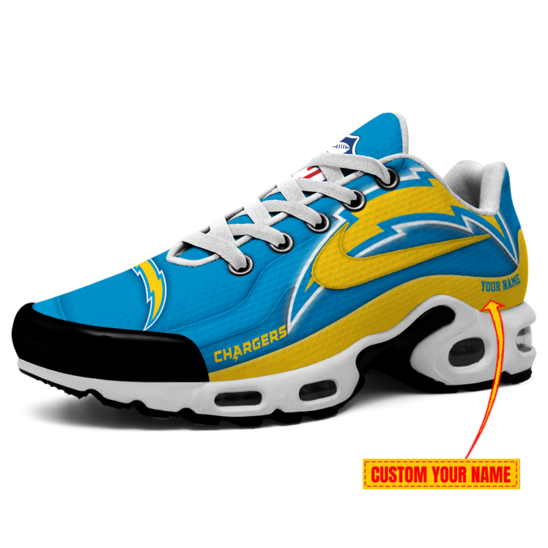 [SPECIAL OFFER] NEW CUSTOMIZED NFL09 LAC LOS ANGELES CHARGERS AIR MAX PLUS SNEAKERS