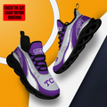 [FAN FAVORITE] NEW CUSTOMIZED NCAA FBS09 THF TCU HORNED FROGS CLUNKY SNEAKERS