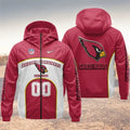 [SPECIAL OFFER] NEW CUSTOMIZED NFL20 ARC ARIZONA CARDINALS WINDBREAKER JACKET