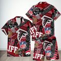 [SPECIAL OFFER] NEW CUSTOMIZED NFL18 ATF ATLANTA FALCONS UNISEX HAWAIIAN SHIRT & SHORTS SET