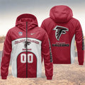 [SPECIAL OFFER] NEW CUSTOMIZED NFL18 ATF ATLANTA FALCONS WINDBREAKER JACKET
