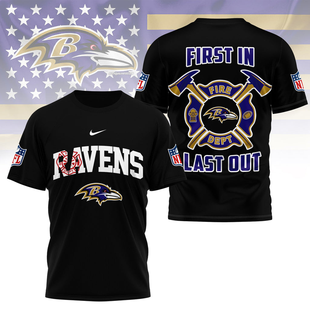 [SPECIAL OFFER] NEW CUSTOMIZED NFL28 BTR BALTIMORE RAVENS T-SHIRT | MULTIPLE COLORS AVAILABLE