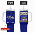 [SPECIAL OFFER] NEW CUSTOMIZED NFL28 BTR BALTIMORE RAVENS 40OZ TUMBLER