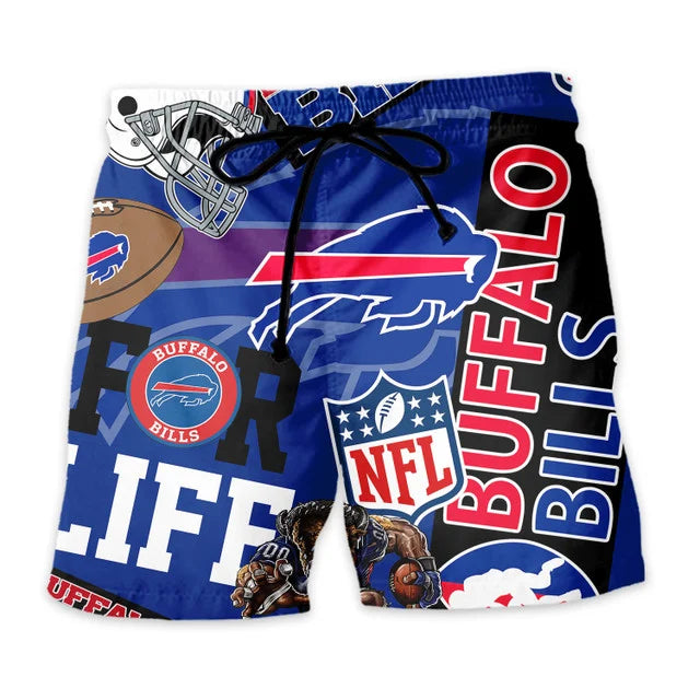 [SPECIAL OFFER] NEW CUSTOMIZED NFL03 BFB BUFFALO BILLS UNISEX HAWAIIAN SHIRT & SHORTS SET