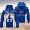 [SPECIAL OFFER] NEW CUSTOMIZED NFL03 BFB BUFFALO BILLS WINDBREAKER JACKET