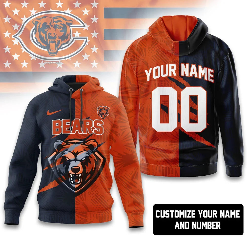 [SPECIAL OFFER] NEW CUSTOMIZED NFL26 CCB CHICAGO BEARS T-SHIRT, HOODIE, ZIP HOODIE