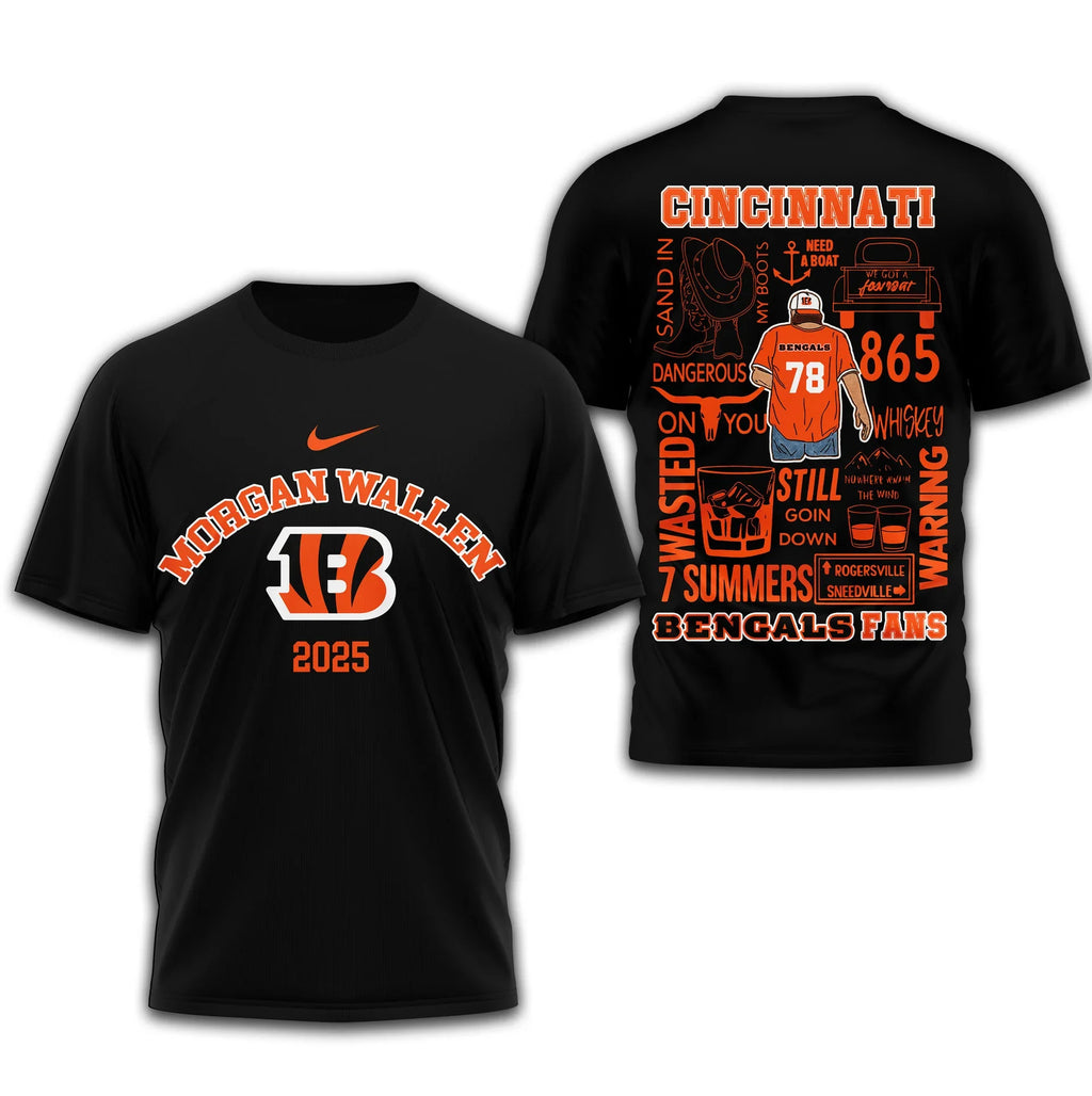 [SPECIAL OFFER] NEW CUSTOMIZED NFL16 CCB CINCINNATI BENGALS T-SHIRT | MULTIPLE COLORS AVAILABLE