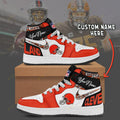 [SPECIAL OFFER] NEW CUSTOMIZED NFL29 CLB CLEVELAND BROWNS AIR JORDAN 1