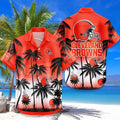 [SPECIAL OFFER] NEW CUSTOMIZED NFL29 CLB CLEVELAND BROWNS UNISEX HAWAIIAN SHIRT & SHORTS SET