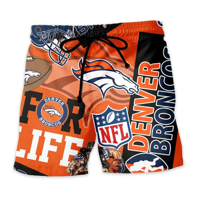 [SPECIAL OFFER] NEW CUSTOMIZED NFL13 DVB DENVER BRONCOS UNISEX HAWAIIAN SHIRT & SHORTS SET