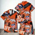 [SPECIAL OFFER] NEW CUSTOMIZED NFL13 DVB DENVER BRONCOS UNISEX HAWAIIAN SHIRT & SHORTS SET