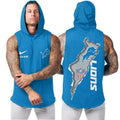 [SPECIAL OFFER] NEW CUSTOMIZED NFL04 DTL DETROIT LIONS HOODED TANK TOP