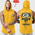 [SPECIAL OFFER] NEW CUSTOMIZED HOODED NFL08 GBP GREEN BAY PACKERS TANK TOP