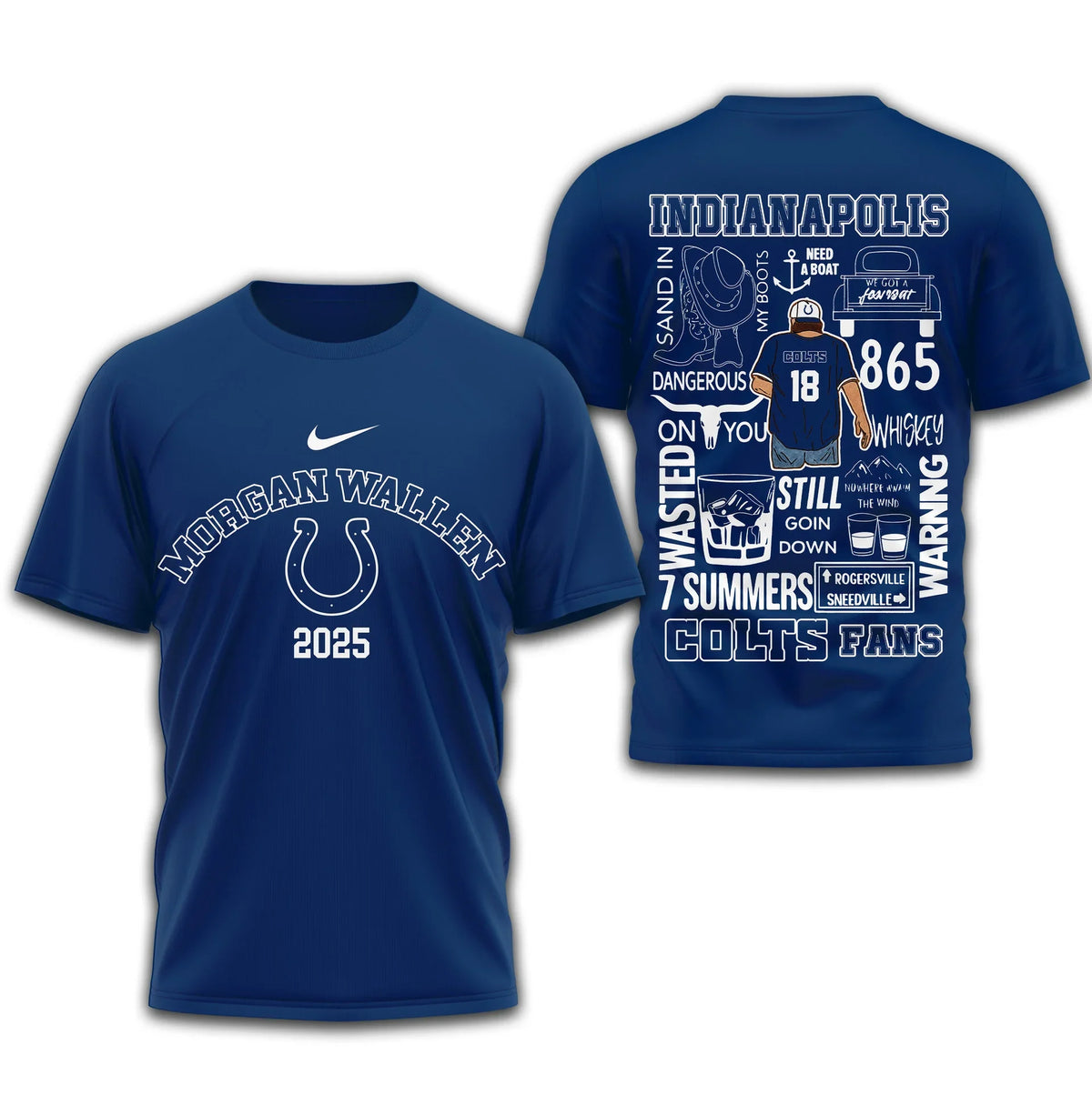 [SPECIAL OFFER] NEW CUSTOMIZED NFL17 IDC INDIANAPOLIS COLTS T-SHIRT | MULTIPLE COLORS AVAILABLE