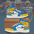 [SPECIAL OFFER] NEW CUSTOMIZED NFL09 LAC LOS ANGELES CHARGERS AIR JORDAN 1