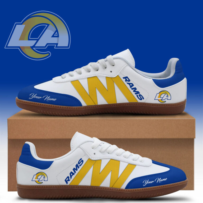 [SPECIAL OFFER] NEW CUSTOMIZED NFL22 LAR LOS ANGELES RAMS CLASSIC SNEAKERS