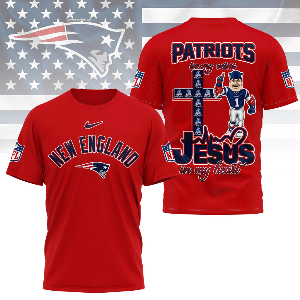 [SPECIAL OFFER] NEW CUSTOMIZED NFL27 NEP NEW ENGLAND PATRIOTS T-SHIRT | MULTIPLE COLORS AVAILABLE