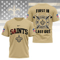 [SPECIAL OFFER] NEW CUSTOMIZED NFL24 NOS NEW ORLEANS SAINTS T-SHIRT | MULTIPLE COLORS AVAILABLE