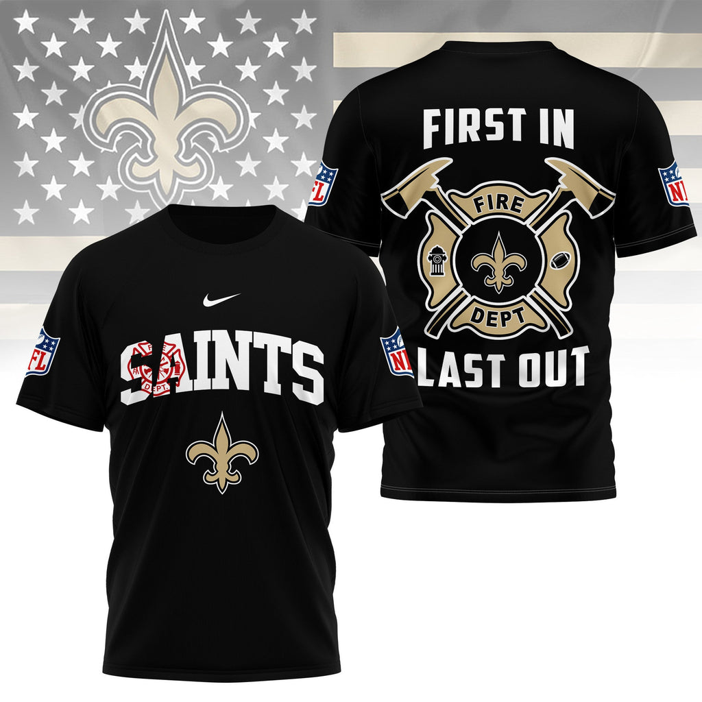 [SPECIAL OFFER] NEW CUSTOMIZED NFL24 NOS NEW ORLEANS SAINTS T-SHIRT | MULTIPLE COLORS AVAILABLE