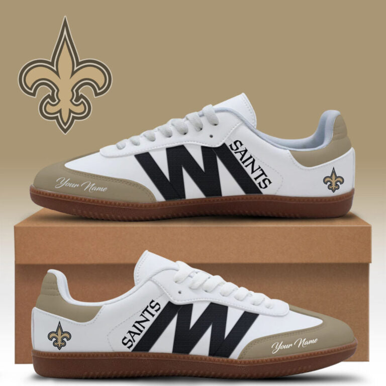 [SPECIAL OFFER] NEW CUSTOMIZED NFL24 NOS NEW ORLEANS SAINTS CLASSIC SNEAKERS