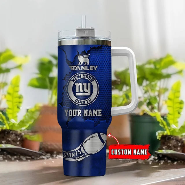 [SPECIAL OFFER] NEW CUSTOMIZED NFL32 NYG NEW YORK GIANTS TUMBLER CUP