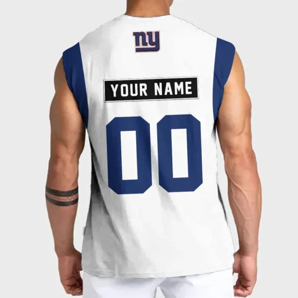 [SPECIAL OFFER] NEW CUSTOMIZED NFL32 NYG NEW YORK GIANTS TANKTOP & GYM SHIRT