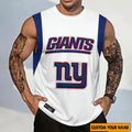 [SPECIAL OFFER] NEW CUSTOMIZED NFL32 NYG NEW YORK GIANTS TANKTOP & GYM SHIRT
