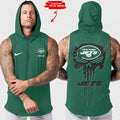 [SPECIAL OFFER] NEW CUSTOMIZED NFL25 NYJ NEW YORK JETS HOODED TANK TOP