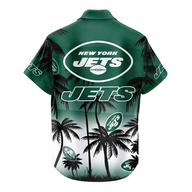 [SPECIAL OFFER] NEW CUSTOMIZED NFL25 NYJ NEW YORK JETS UNISEX HAWAIIAN SHIRT & SHORTS SET