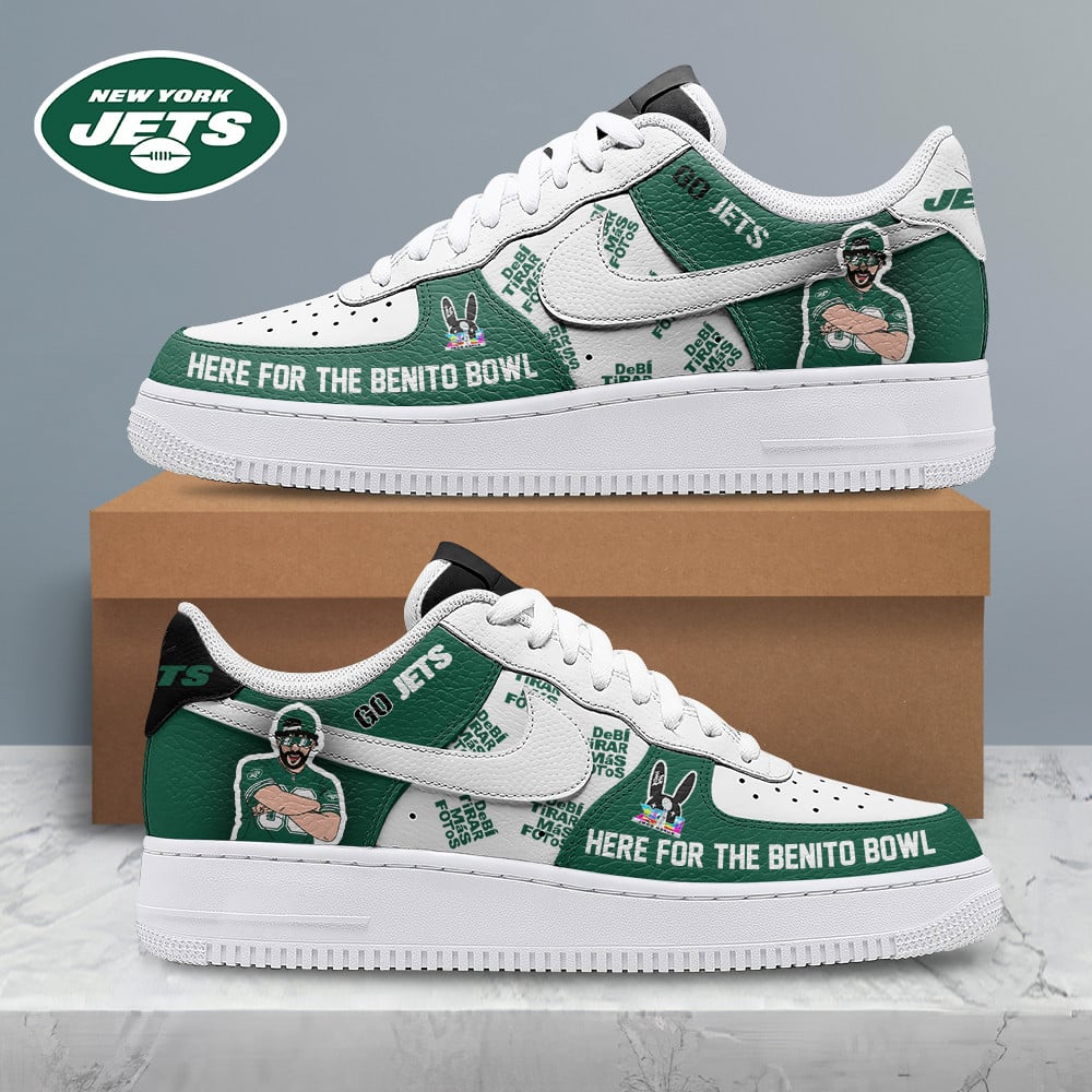 [SPECIAL OFFER] NEW CUSTOMIZED NFL25 NYJ NEW YORK JETS SUPER BOWL HALFTIME SHOW AF1 SHOES