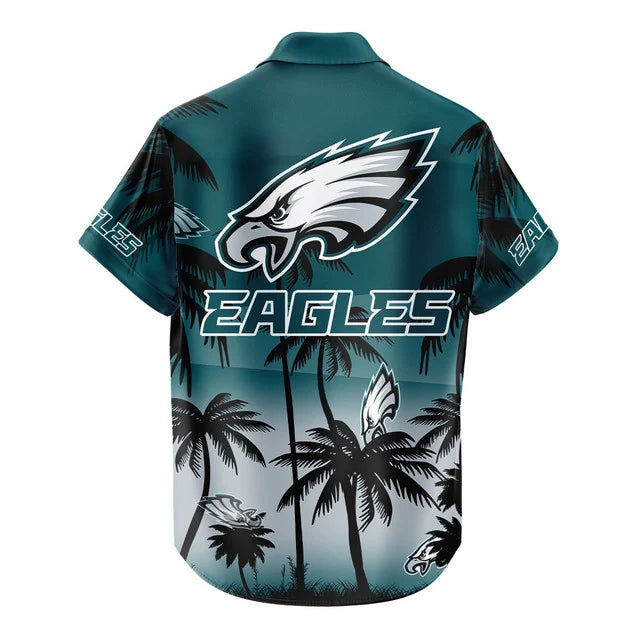 [SPECIAL OFFER] NEW CUSTOMIZED NFL02 PPE PHILADELPHIA EAGLES UNISEX HAWAIIAN SHIRT & SHORTS SET