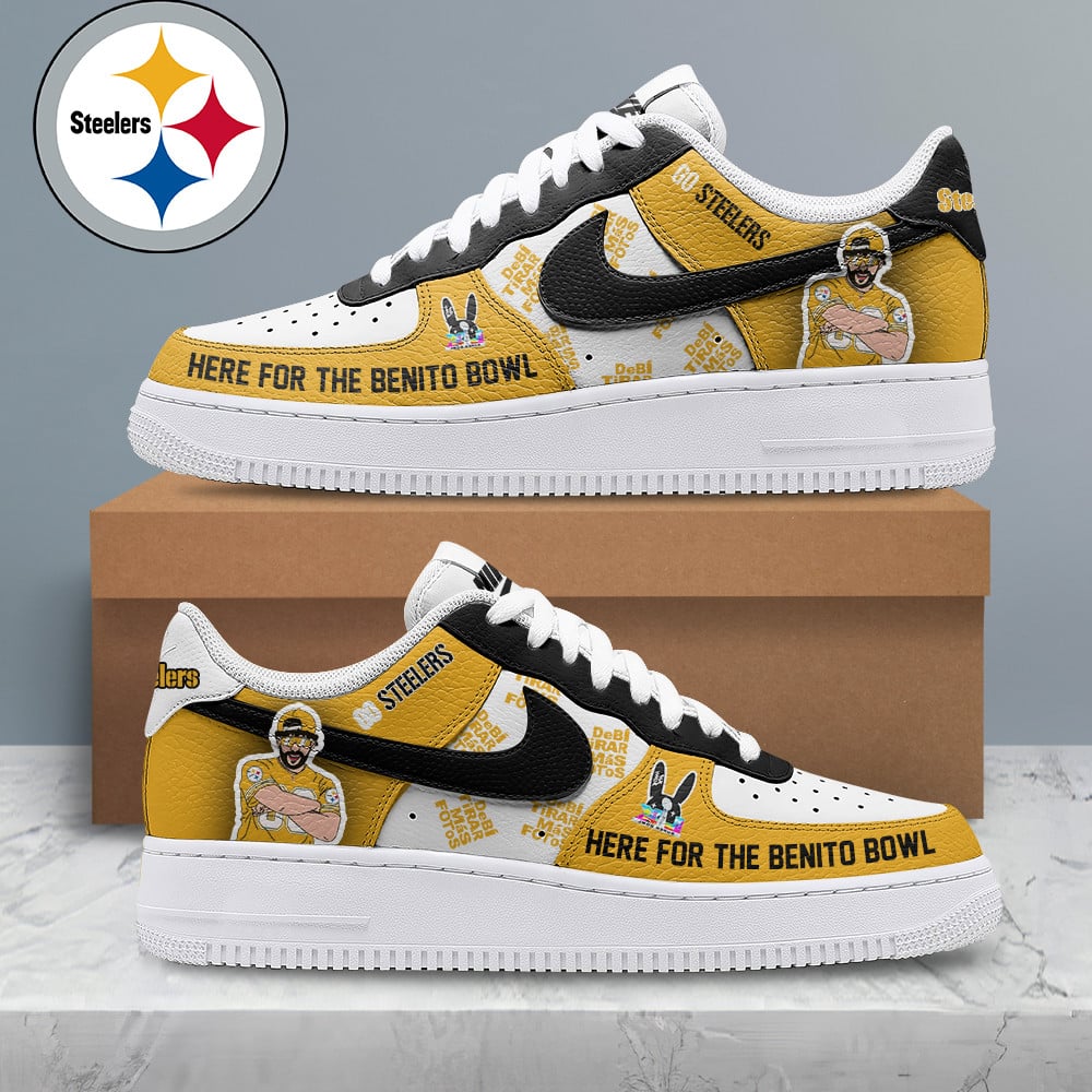 [SPECIAL OFFER] NEW CUSTOMIZED NFL14 PSB PITTSBURGH STEELERS SUPER BOWL HALFTIME SHOW AF1 SHOES