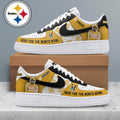 [SPECIAL OFFER] NEW CUSTOMIZED NFL14 PSB PITTSBURGH STEELERS SUPER BOWL HALFTIME SHOW AF1 SHOES