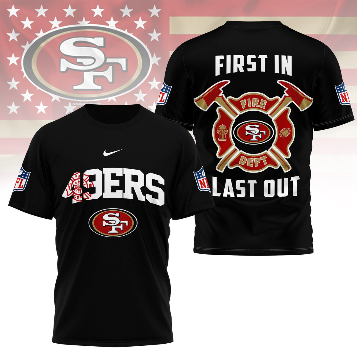 [SPECIAL OFFER] NEW CUSTOMIZED NFL11 SF49 SAN FRANCISCO 49ERS T-SHIRT | MULTIPLE COLORS AVAILABLE