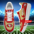 [SPECIAL OFFER] NEW CUSTOMIZED NFL11 SF49 SAN FRANCISCO 49ERS AF1 SNEAKERS