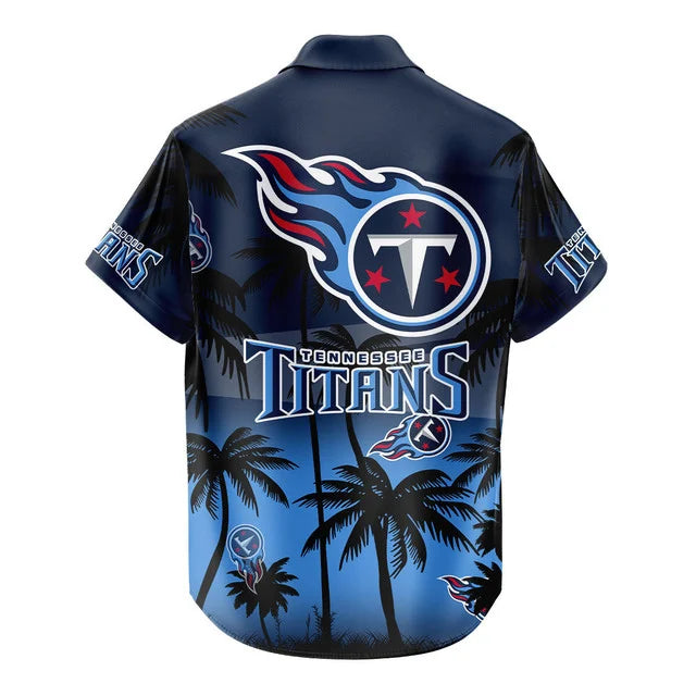 [SPECIAL OFFER] NEW CUSTOMIZED NFL31 TST TENNESSEE TITANS UNISEX HAWAIIAN SHIRT & SHORTS SET