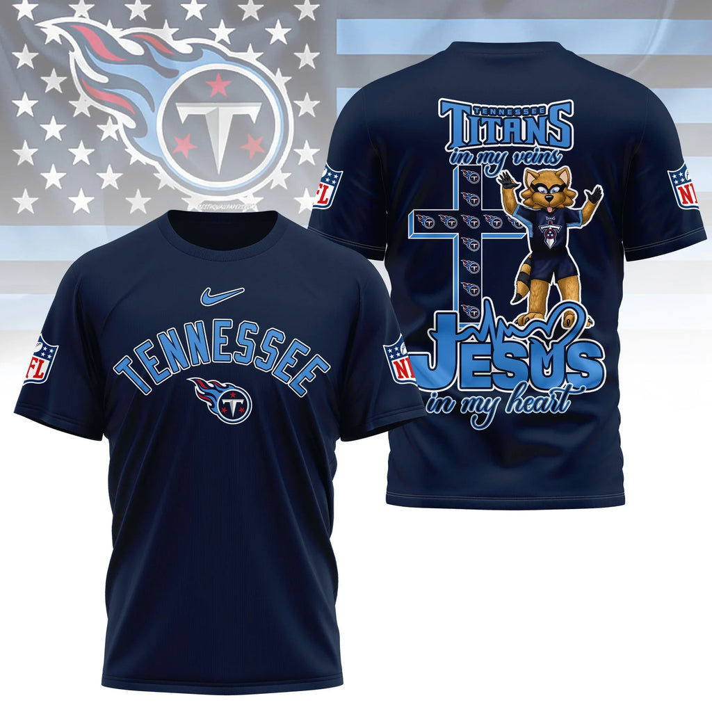 [SPECIAL OFFER] NEW CUSTOMIZED NFL31 TST TENNESSEE TITANS T-SHIRT | MULTIPLE COLORS AVAILABLE