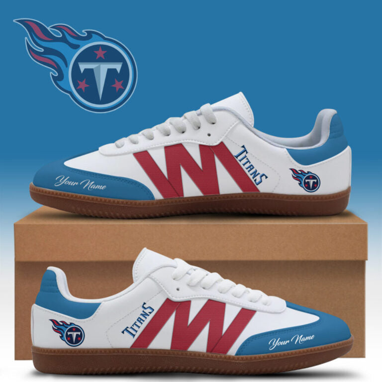 [SPECIAL OFFER] NEW CUSTOMIZED NFL31 TST TENNESSEE TITANS CLASSIC SNEAKERS