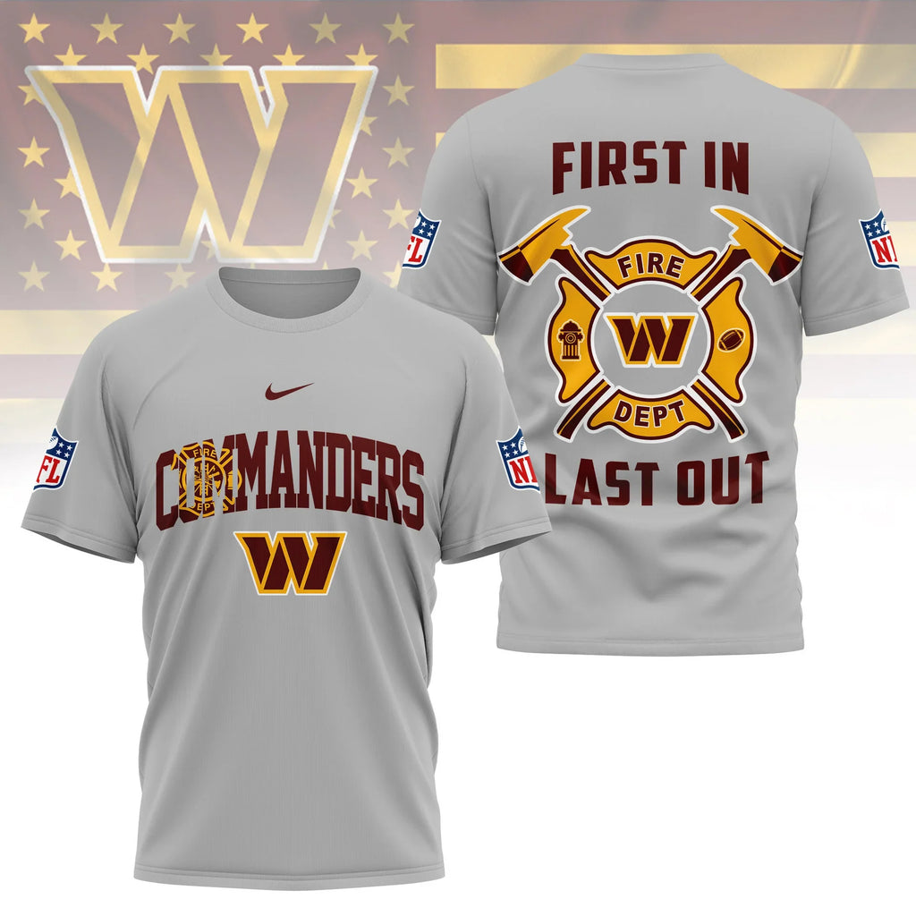 [SPECIAL OFFER] NEW CUSTOMIZED NFL12 WTC WASHINGTON COMMANDERS T-SHIRT | MULTIPLE COLORS AVAILABLE