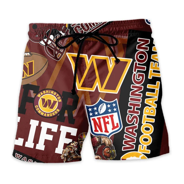 [SPECIAL OFFER] NEW CUSTOMIZED NFL12 WTC WASHINGTON COMMANDERS UNISEX HAWAIIAN SHIRT & SHORTS SET