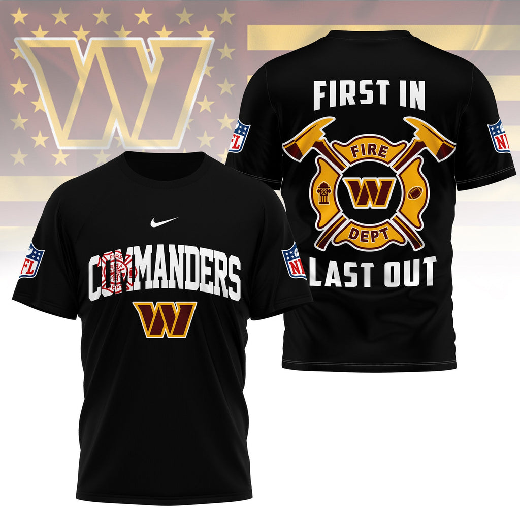 [SPECIAL OFFER] NEW CUSTOMIZED NFL12 WTC WASHINGTON COMMANDERS T-SHIRT | MULTIPLE COLORS AVAILABLE